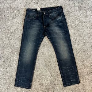G STAR RAW ATTACC SLIM STRAIGHT ‘Dark Aged’ SIZE 34 X 32